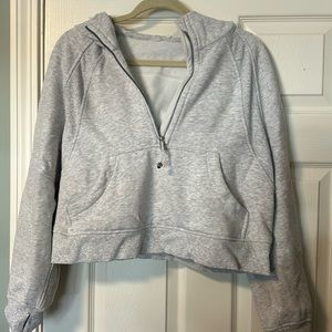 Lululemon scuba oversized half zip hoodie, size M/L